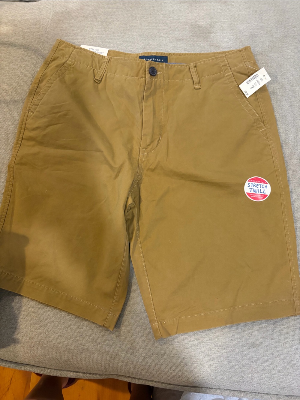 Aeropostale Men's Tan Chino Shorts